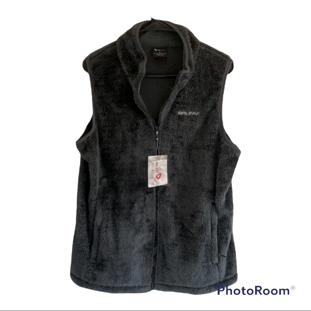 NWT Baleaf Women’s Faux Fur Fleece Lined Vest Size Large